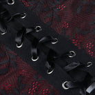 Black red sexy gothic camisole top materials