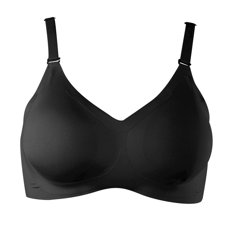 Black Seamless Pocket Bra - Femboy Fashion