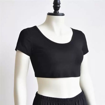 Solid Crop Tee Femboy T-Shirt