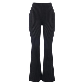 Black Velvet Femboy Flare Pants