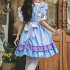 Blue And White Maid Dress - Femboy Fashion