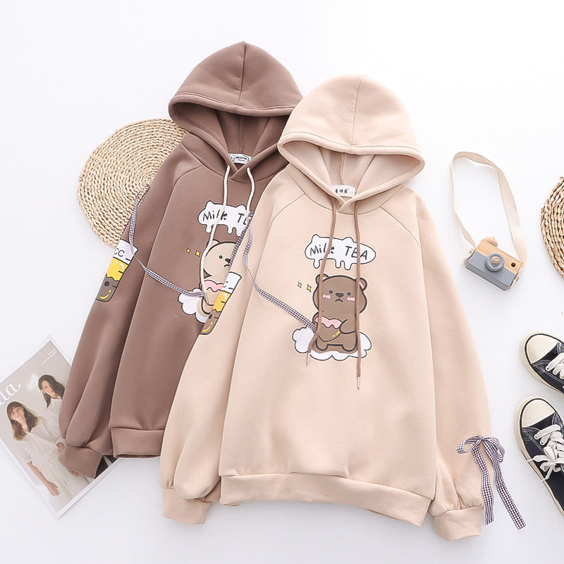 Cute Bear Hoodie - Femboy Fashion