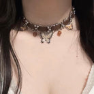 Brown Butterfly Choker - Femboy Fashionin