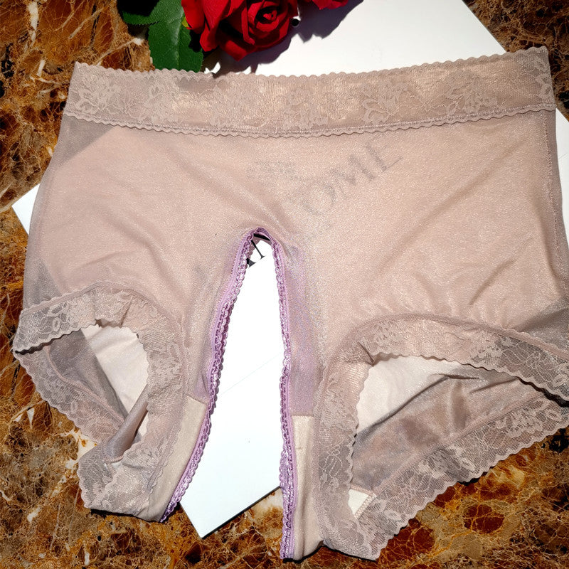 Lace See Thru Crotchless Panties - Femboy Fashion