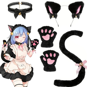 Femboy Cat Cosplay Accessories Set
