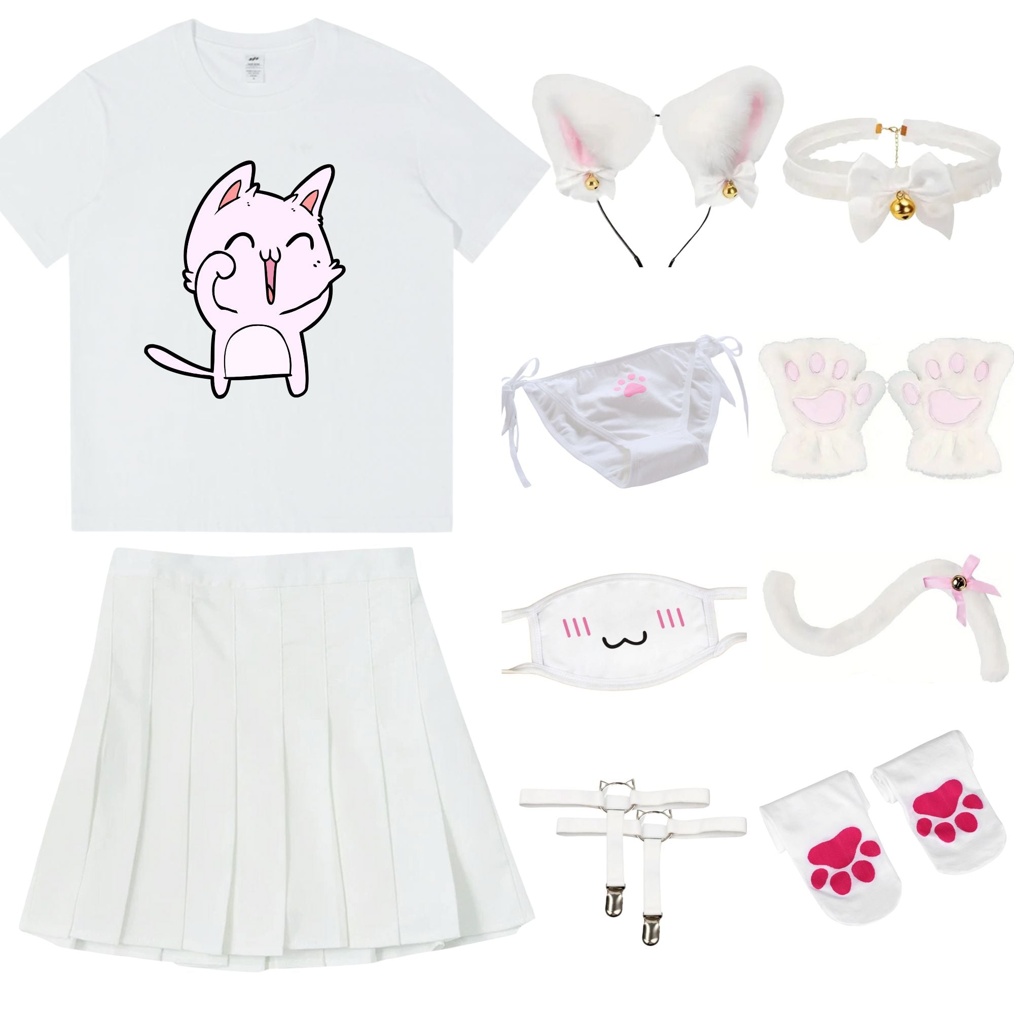 White Cat Femboy Kit