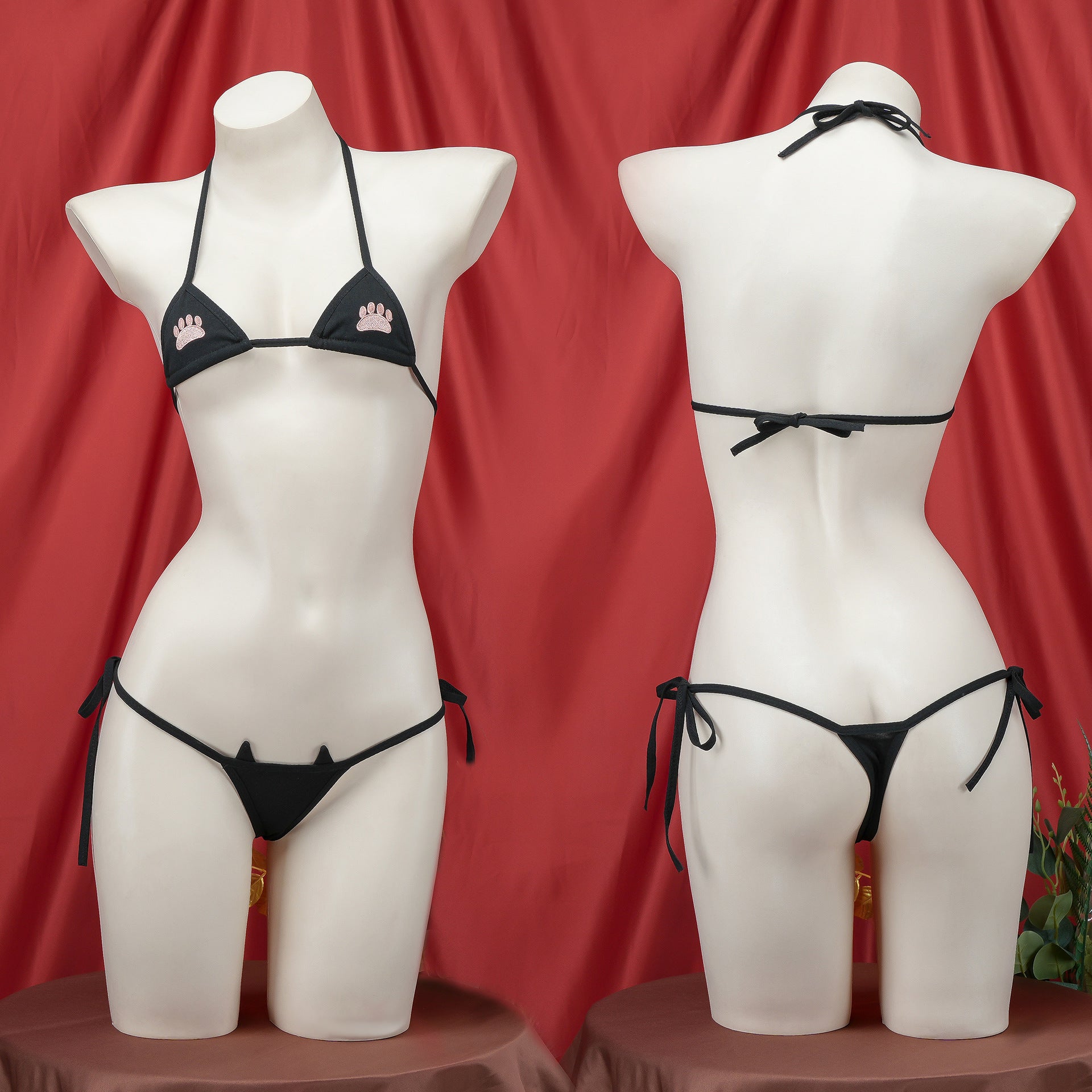 Cat Paw Bikini Set - Femboy Fashion