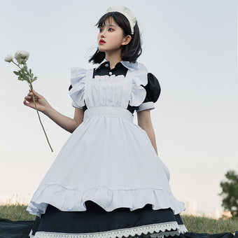 Coffee Femboy Maid Dress