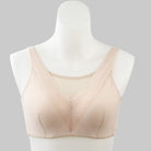 Beige Wireless Cotton Pocket Bra - Femboy Fashion