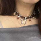 Brown Butterfly Choker - Femboy Fashionin