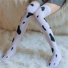 Cow Print Stockings - Femboy Fashion