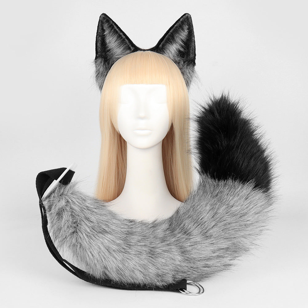 Cosplay Fox Ears And Tail Set - Femboy Fashion