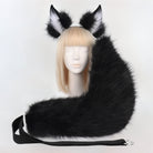 Black Fox Ears And Tail Set - Femboy Fashion