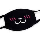 Kawaii Anime Black Face Masks - Femboy Fashion