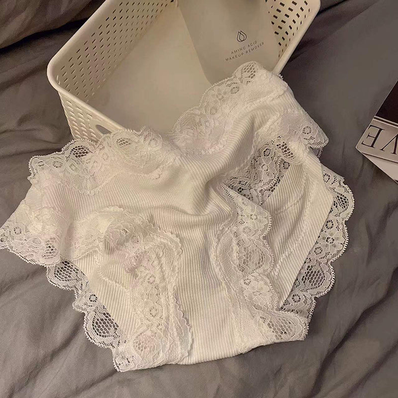 Cotton Lace Panties - Femboy Fashion