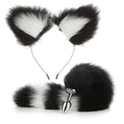 Fox Tail Butt Plug And Ears 2 Piece Set - Femboy Fashion