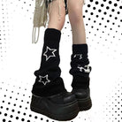 Skull And Crossbones Leg Warmers - Femboy Fashion