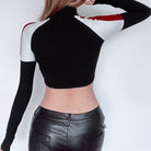 Slim Fit Crop Top Long Sleeve - Femboy Fashion