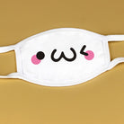 Kawaii Anime White Face Masks - Femboy Fashion