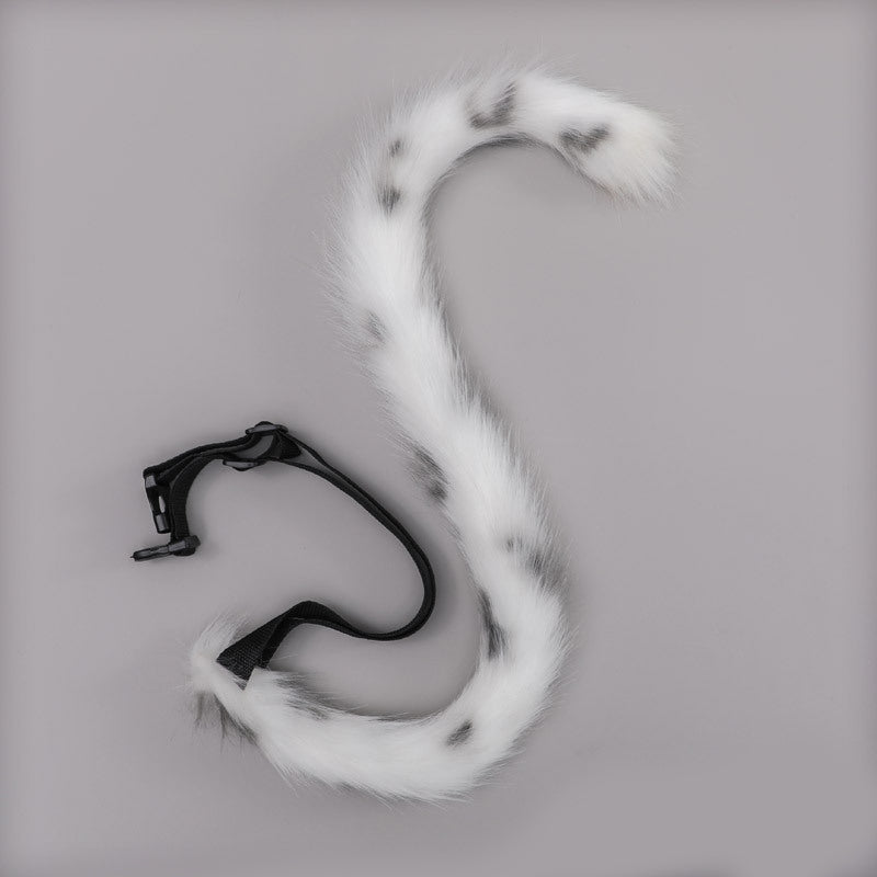 Black and White Cow Cat Ear Tail - Femboy Fashion