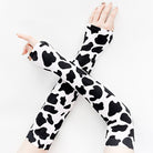 Cow Print Arm Warmers - Femboy Fashion