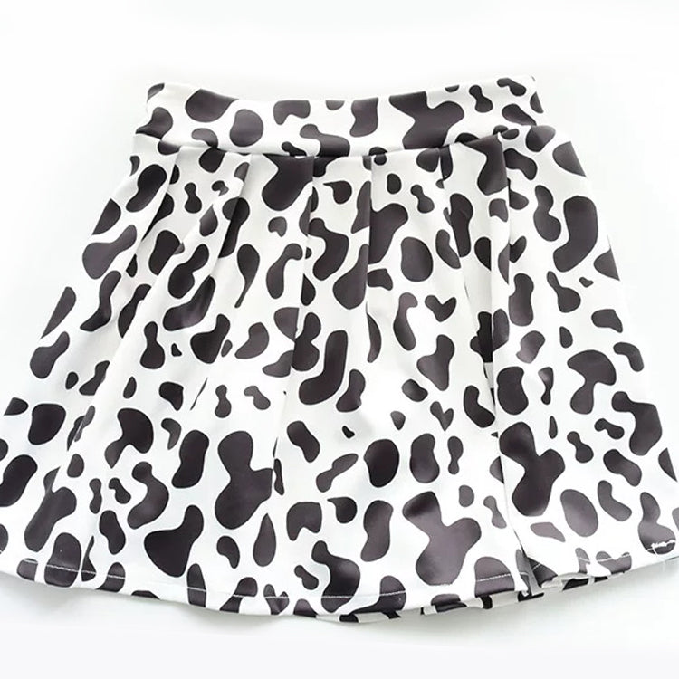 Cow Print Skirt