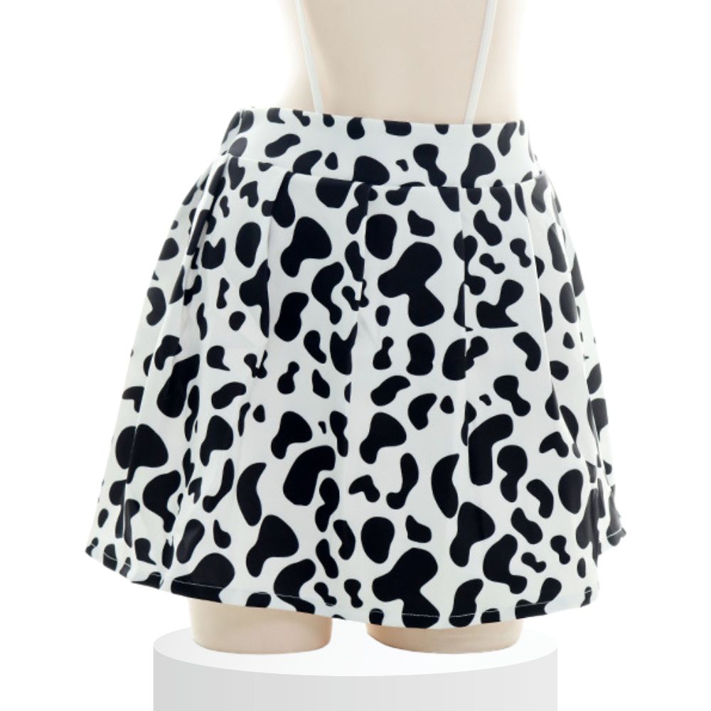 Cow Print Skirt Front