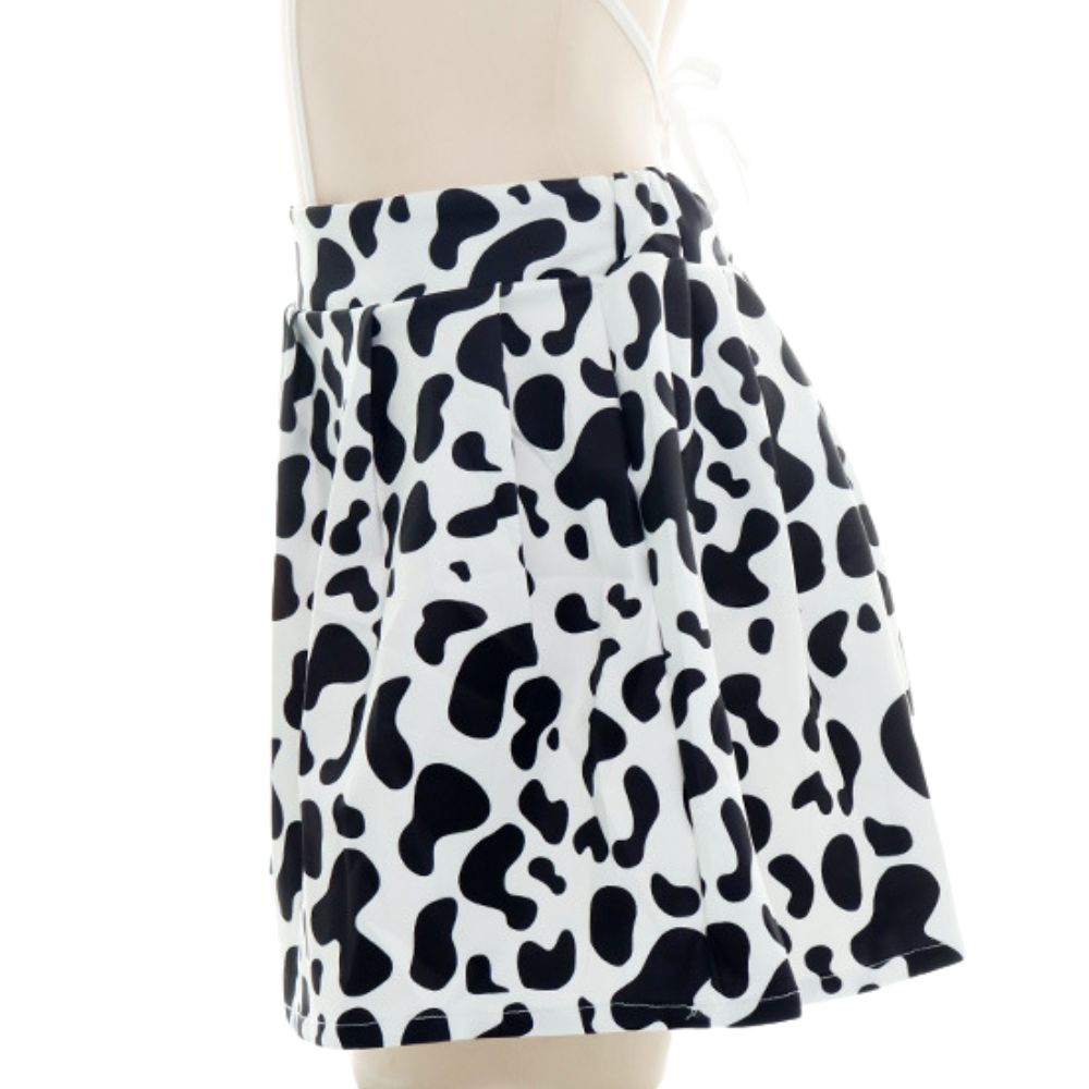 Cow Print Skirt Side