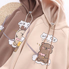 Cute Bear Hoodie - Femboy Fashion