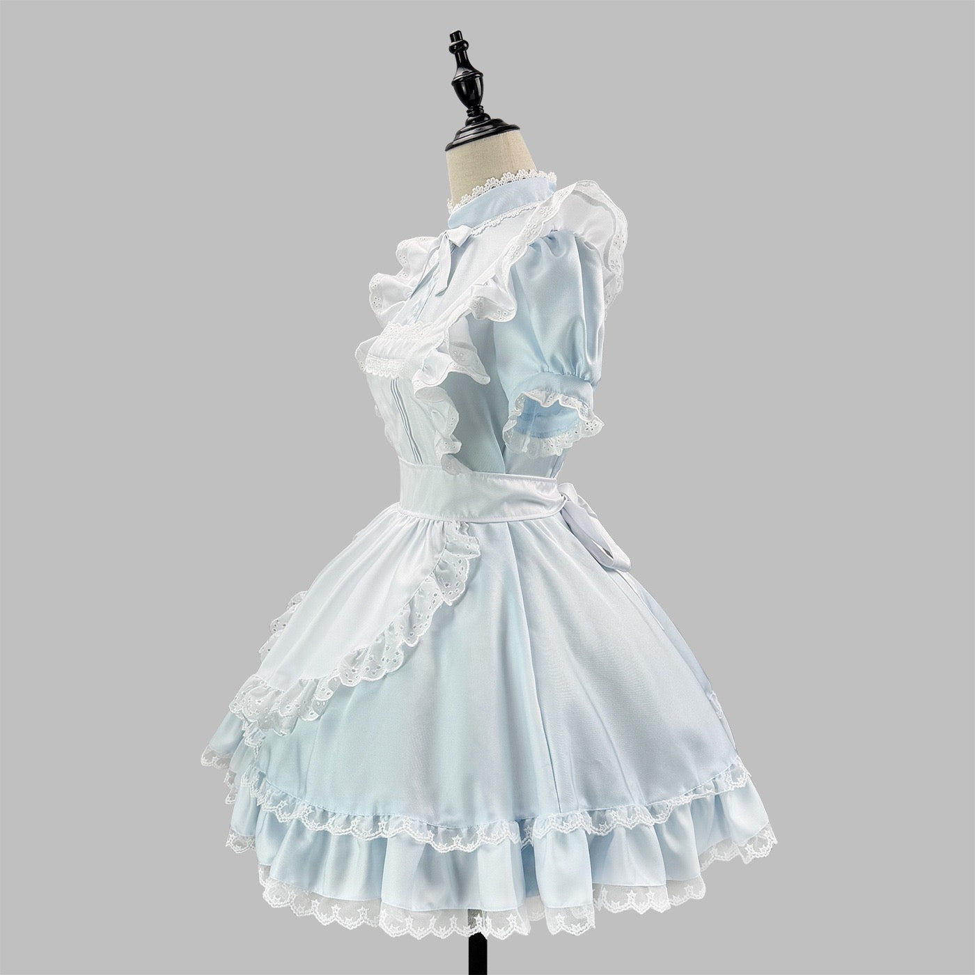 Blue And White Maid Dress - Femboy Fashion