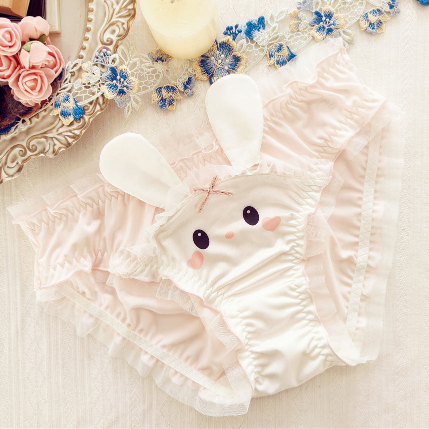 Cute Bunny Panties With Ears - Femboy Fashion