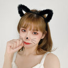 Black Cute Cat Ear Headband - Femboy Fashion