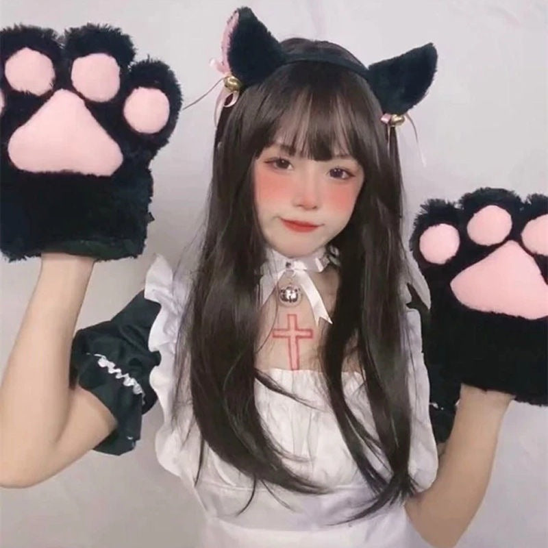 Cute Cat Paw Gloves - Femboy Fashion