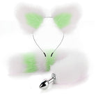 Fox Tail Butt Plug And Ears 2 Piece Set - Femboy Fashion