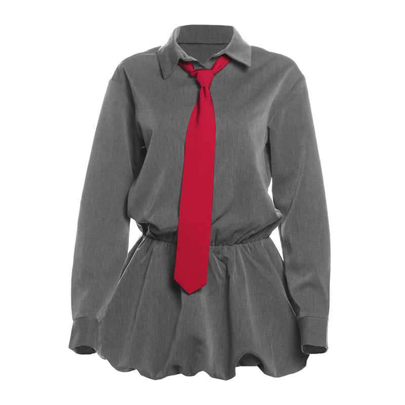 Cute femboy long sleeve schoolgirl dress femboy fashion