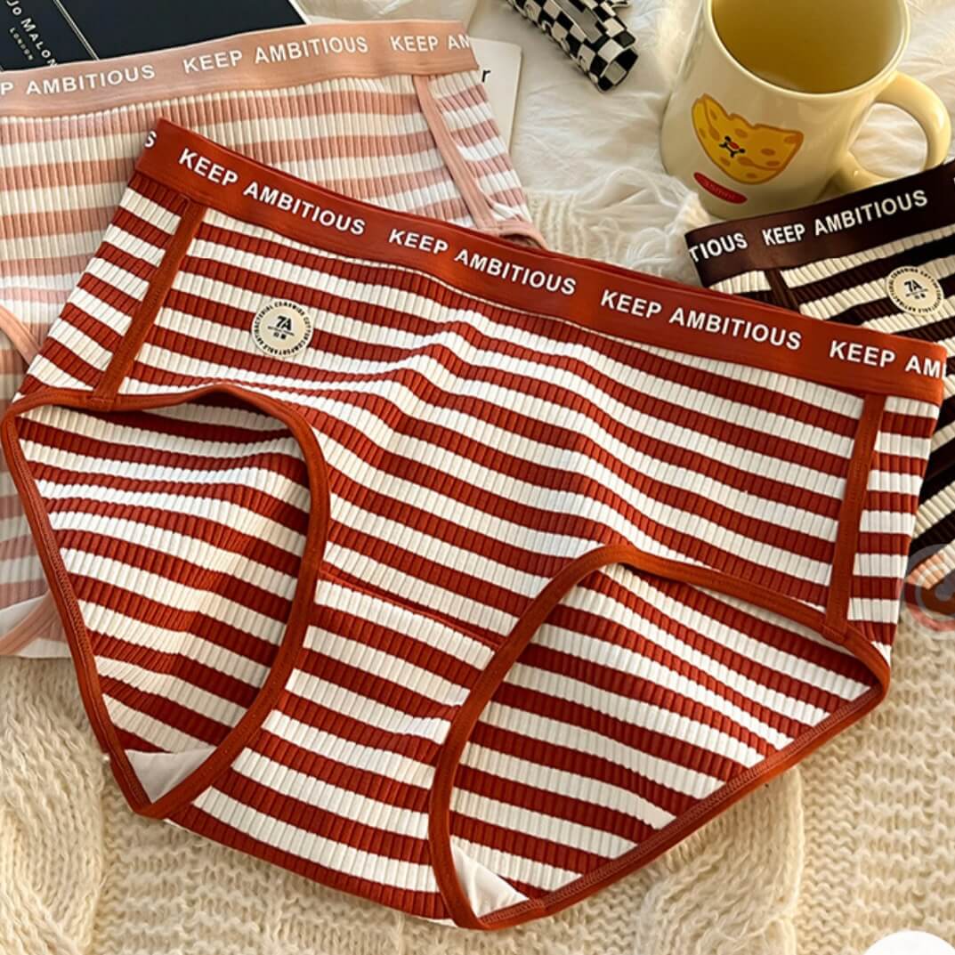 Cute femboy striped panties for femboy