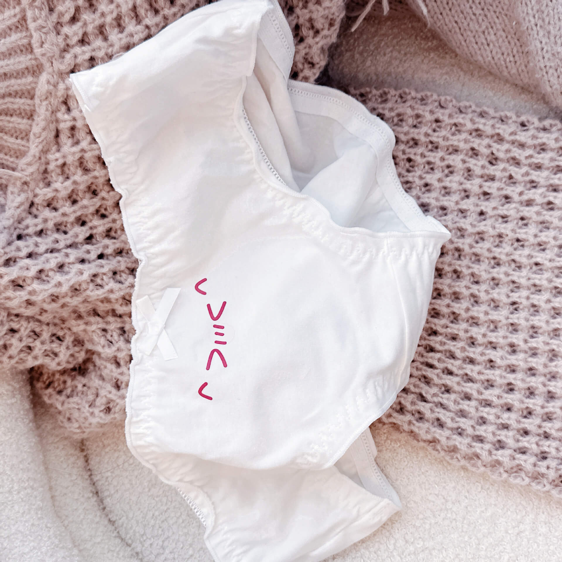 Cute kaomoji panties for femboy