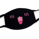 Kawaii Anime Black Face Masks - Femboy Fashion