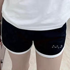 Femboy in cute memes print black short