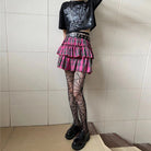 Pink Plaid Short Skirt for Femboy - Femboy Fashion