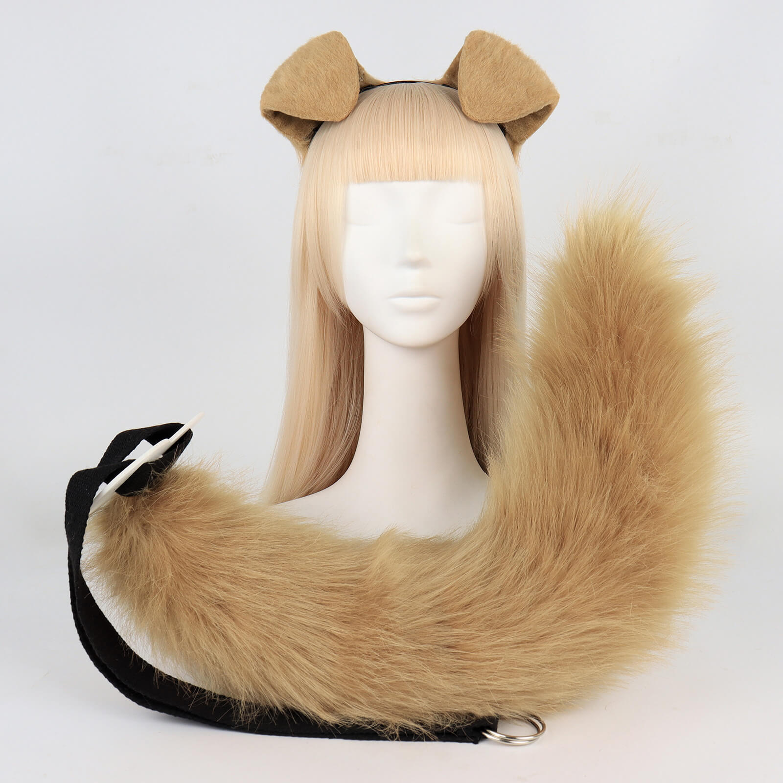 Puppy Curled Ears And Tail - Femboy Fashion