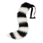 Cute striped cat tail cosplay