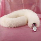 Femboy 80cm White Fox Tail Butt Plug  For Sale