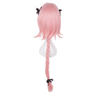 Femboy astolfo cosplay pink wig back