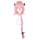 Femboy astolfo cosplay pink wig front