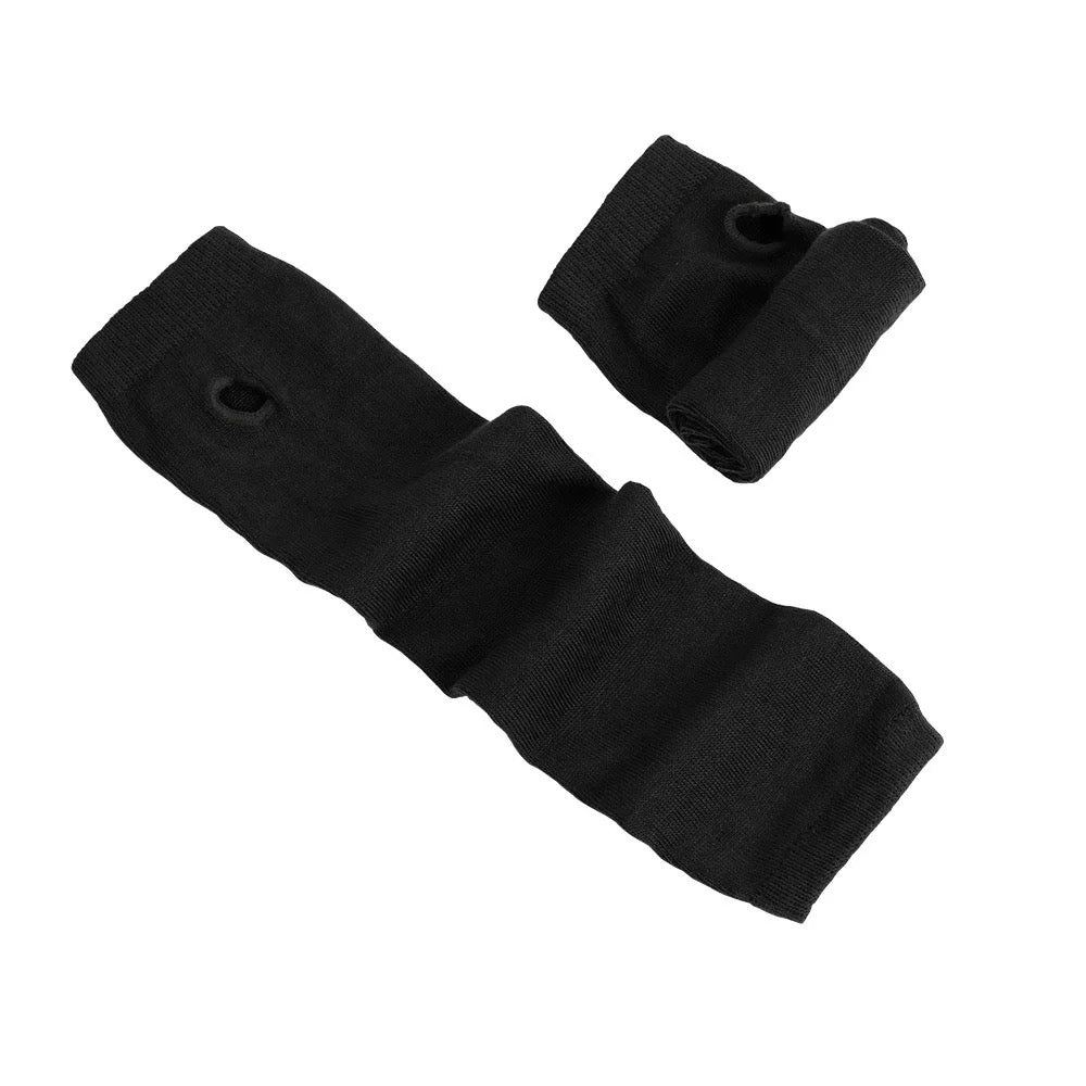 Femboy Fashion black arm warmers