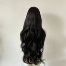 Femboy black loose body wave with bangs back