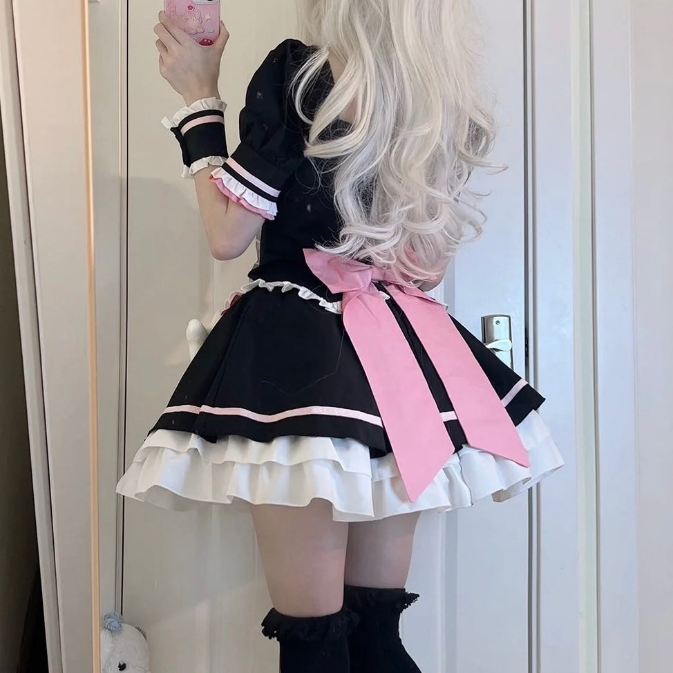 Femboy Cat Paw Cute Maid Set Back - Femboy Fashion
