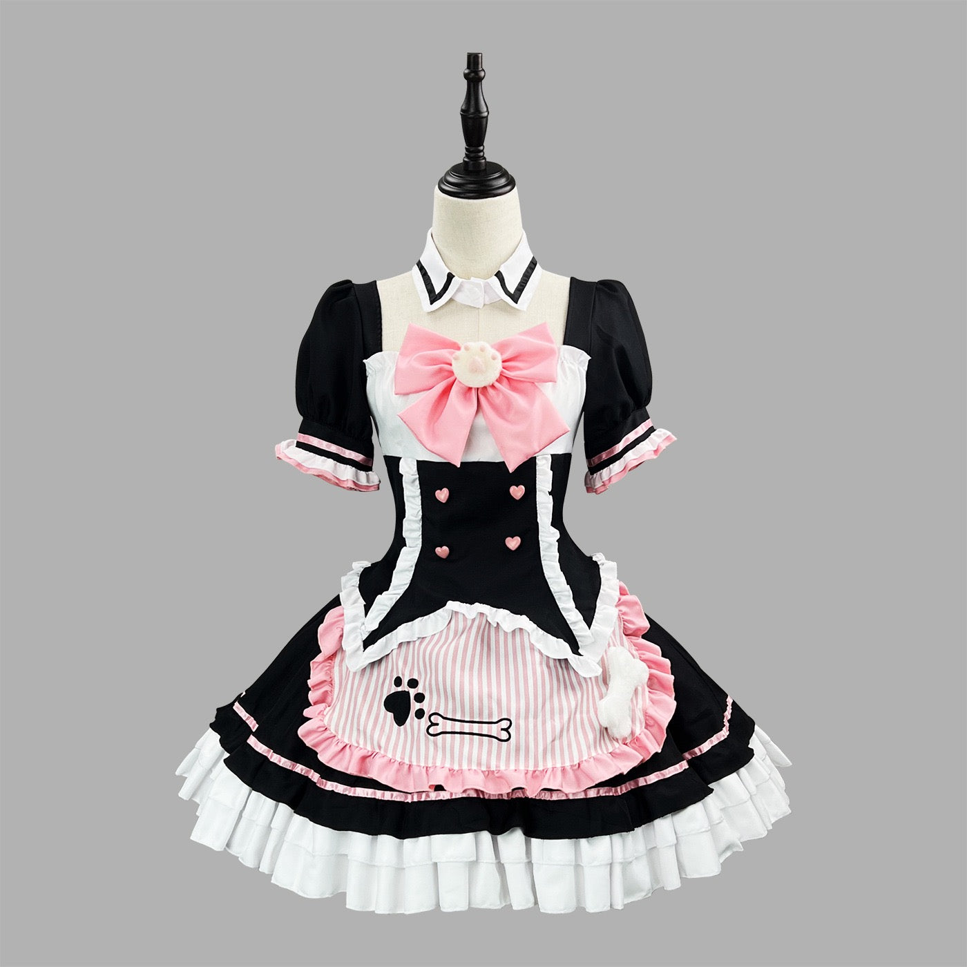 Femboy Cat Paw Cute Maid Set - Femboy Fashion