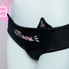 Femboy fashion black cute cat ear panty